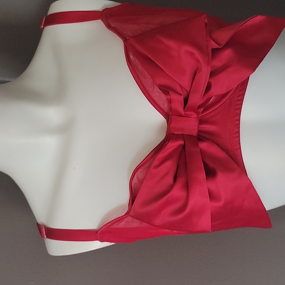 VS Dream Angels Balconette Satin Bow Bra NWT - Picture 4 of 8